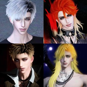 
It’s rare to find an original face-squeezing guy in the dust, and he’s still very handsome even if he pinches his face casually. A face-squeezing male character in Nishuihan mobile game.