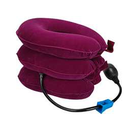 Junlaikang cervical spine three-layer inflatable stretcher neck protector for men and women household equipment inflatable neck massager