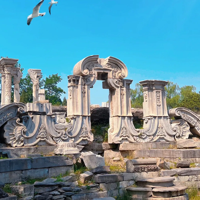 北京旅游景山公园颐和园天安门升旗八达岭长城圆明园天安门广场