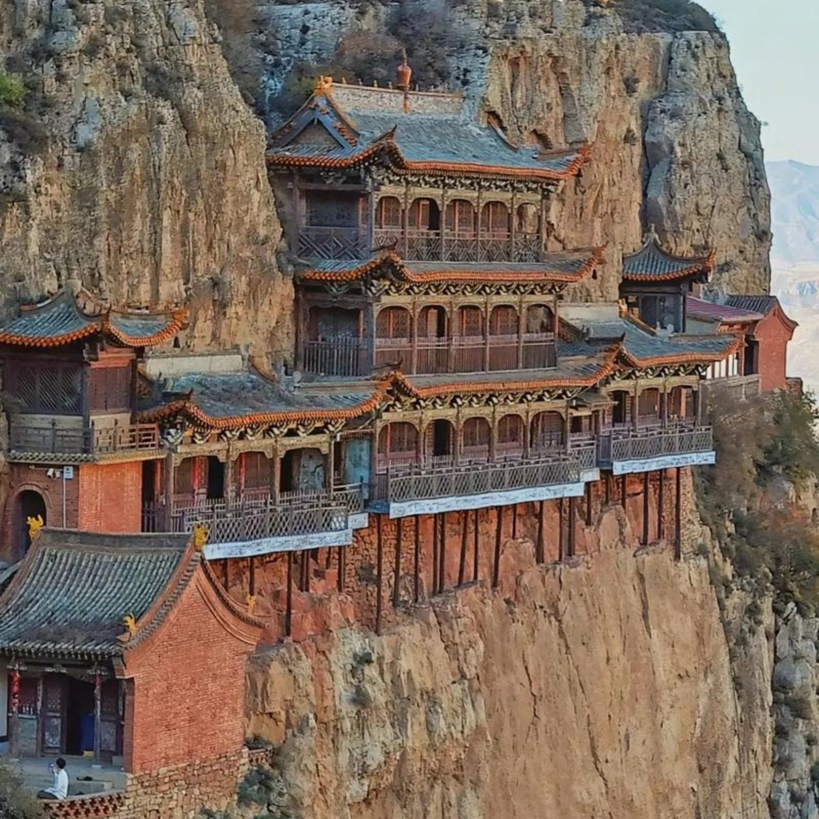 山西旅游应县木塔云冈石窟云冈石窟门票云冈石窟讲解悬空寺3日