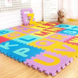 Foam Floor Mat Children's Crawling Mat Thickened Alphabet Crawling Interlocking Mat Infant Cartoon Educational Early Learning Puzzle