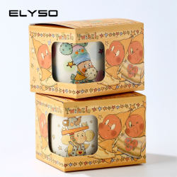 Elyso Star People Collaboration Mug Coffee Couple Water Cup Gift Box Girls Birthday Gift Milk Breakfast Cup