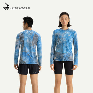 
Breathable and heat-dissipating double-layer tie-dyed men's and women's outdoor training sun protection running long-sleeved T-shirt UltraGear