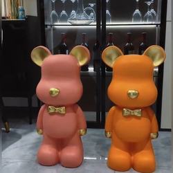 Internet-Famous Violent Bear Money Box, Can Only Go In, Can'T Go Out, Housewarming Gift, Large Ornament, Stall Display, for Men, Women, Children, Living Room Decoration