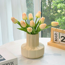 Tulip Artificial Flowers Fake Flower Arrangement Table Home Decoration Floral Art Bedroom Decoration Dried Flower Bouquet Eternal Flower