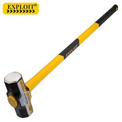 Innovative Octagonal Hammer with Reverse Design, Pure Steel Octagonal Hammer, Heavy-Duty Fiber Handle Sledgehammer, Wall-Breaking Large Hammer, 6-Pound Shock-Absorbing Handle