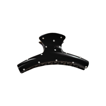 
Korean black and white polka dot clip Dongdaemen new high-end model