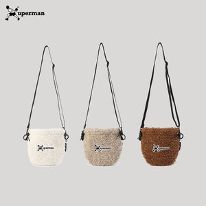 
Xuperman lamb velvet small ball bag retro one-shoulder crossbody cute car storage