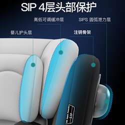 Premium Baotongan Child Safety Seat for Infants and Children, Suitable for 0-12 Years Old, Portable and Reclinable