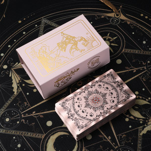 
[Collection] Gold Foil Tarot PVC Waterproof and Oil-proof Classic Popular Card Deluxe Edition for Beginners