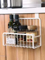Haili Gulek small fresh wall-mounted door cabinet hanging basket kitchen cabinet hanging bottle storage cabinet hanging