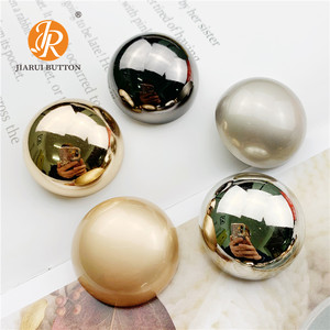 
Metal bald button round button half face mushroom button zinc alloy button men and women coat trench coat woolen coat button