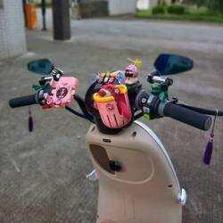 Suitable for Ninebot Electric Scooter Q85C/Qzmix/Q80 Aluminum Alloy Rearview Mirror Small Q Reversing Mirror Folding Reflector