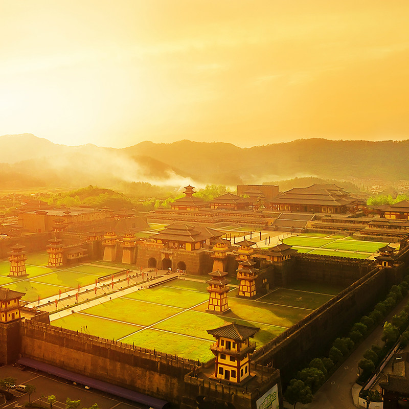 横店一日游纯玩 杭州出发金华横店影视城1日游门票套票横店跟团游