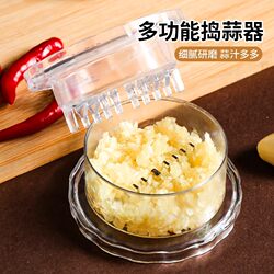 Garlic Crusher, Manual Garlic Masher, Garlic Paste Tool, Garlic Press, Household Kitchen Ginger and Garlic Grinder