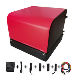 Hip Thrust Bench for Home Gym, Adjustable Multi-Functional Jump Box, Shoulder Bridge, Bench Press, Rowing, Yoga Auxiliary Training Device