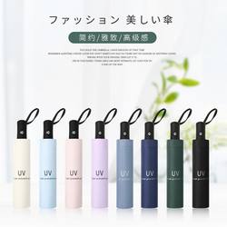 Fully Automatic Folding Umbrella with Uv Protection, Sunshade, Dual-Use for Rain and Shine, Thickened, Reinforced, Large Size Sun Umbrella for Men and Women