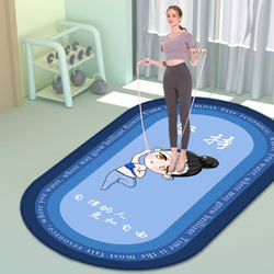 Thickened Soundproof and Shock-Absorbing Professional Yoga Mat for Women, Special Gymnastics Mat for Body Shaping, Home Fitness Mat, Non-Slip Yoga Mat