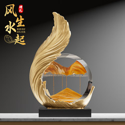 Flowing Sand Art Ornaments, High-End Living Room Tv Cabinet, Wine Cabinet, Office Decoration, Light Luxury, High-End Art