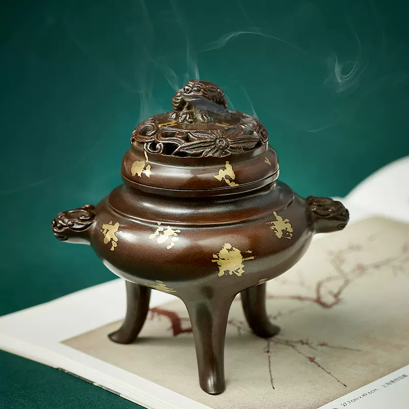 純銅  貔貅  香炉  家庭用  香檀置物9 純銅 貔貅 香炉 家庭用 香檀置物9