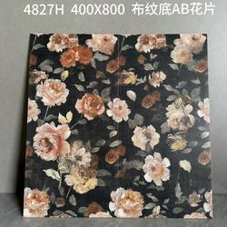 New French-Style Floral Tiles 400*800 for Kitchen, Bathroom, Balcony, Restaurant, Hotel, and Homestay Wall Tiles and Floor Tiles
