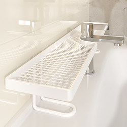Bathroom Mirror Front Faucet Washbasin Sink Storage Rack Bathroom Shelf Toilet Punch-Free Storage Rack