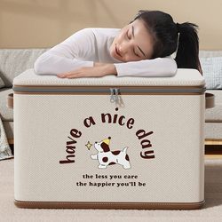 Clothing Storage Box, Home Wardrobe Layering Organizer, Organizing Box for Clothes, Quilt Bag, Storage Basket