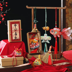 New Chinese-Style Ancient-Style Mid-Autumn Festival Tassel Hanging Ornaments, Gourd Pendants, Car Hangings, Door Hangings, Creative High-End Souvenirs