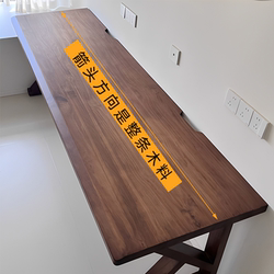 Solid Wood Double Computer Desk, Desktop Workstation, Long Table, Home High-End Large Board Gaming Table, Bedroom Desk