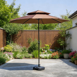 Outdoor Parasol, Outdoor Courtyard Garden Large Umbrella, Stall Sun Umbrella, Sun Protection, Camping Security Booth, Guard Booth, Roman Umbrella