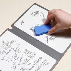 Small Whiteboard Draft Paper Three-Dimensional Leather Whiteboard Notebook Desktop Memo Board Writing Board Erasable A5 Handwriting Board Office Planning Board Portable Memo Whiteboard A4