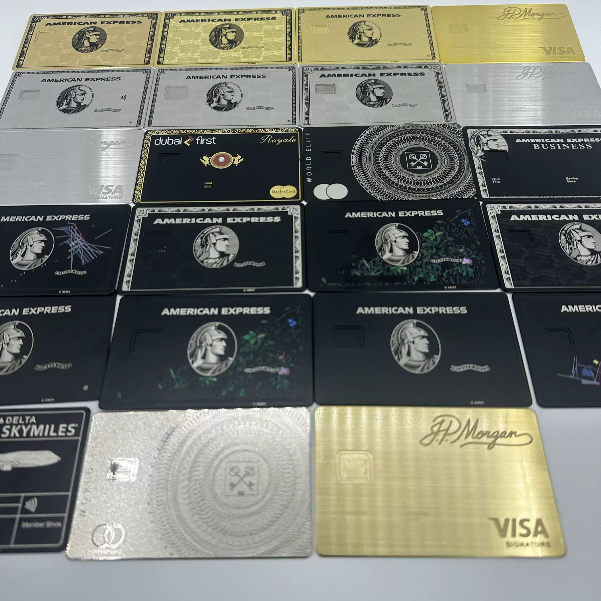 正品定制美国运通卡个性不锈钢金属信用卡定制黑卡百夫长不锈钢