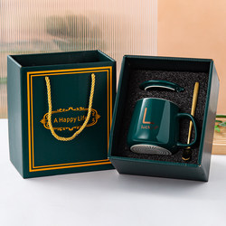 Light Luxury Gift-Giving Team-Building Gift, High-End and Good-Looking Three-Piece Mug Set
