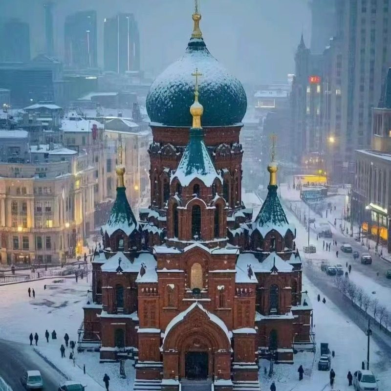 含机票东北长白山旅游雪乡镜泊湖横道河子亚布力滑雪6天5晚16人团