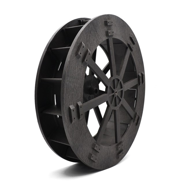 Fish tank water wheel small accessories accessories water view rockery rotor household windmill landscaping fountain decoration flowing water