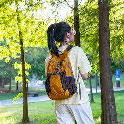 Outdoor Ultra-Light Backpack for Women, Summer Lightweight Foldable Skin Bag, Portable Travel Ultra-Thin Backpack for Outdoor Travel and Hiking