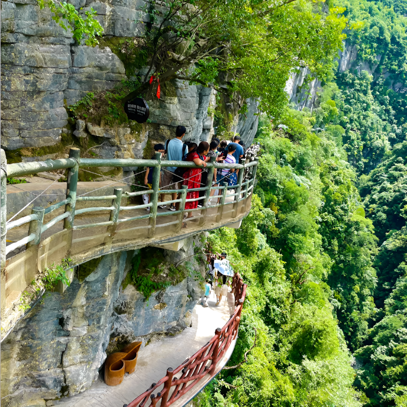 【恩施四大景点】恩施大峡谷+屏山大清江+腾龙洞+梭布垭团8人小团