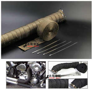 Motor car modified exhaust pipe Basana Banana Banana Brewd Cotton Sound Cotton Fireproof Fireproof Banana Ban Ban Anti -Spot