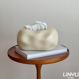 
Lin Yu/Wazari Ceramic tissue box ins cardboard box high-end sense home living room coffee table desktop decoration ornaments