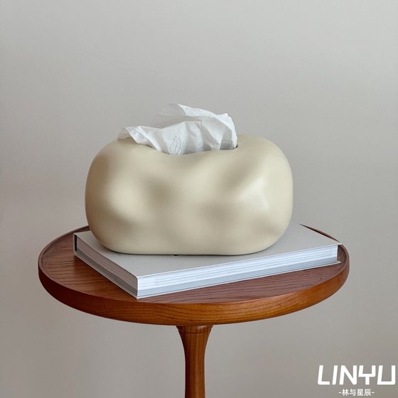 
Lin Yu/Wazari Ceramic tissue box ins cardboard box high-end sense home living room coffee table desktop decoration ornaments