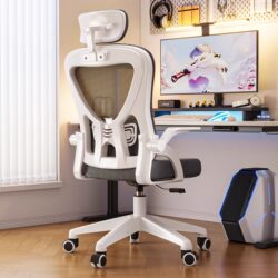 Computer Chair, Comfortable for Long Sitting, Office Chair, Ergonomic Desk Chair, Dormitory Student Study Swivel Chair, Backrest Chair