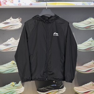 
Li Ning authentic 2024 new men's sun protection thin breathable and comfortable hooded jacket jacket YFDU269-3
