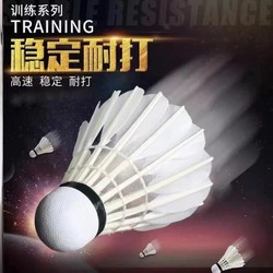 Badminton Balls, Pack of 12, Pack of 6, Durable Badminton Balls, White and Black, Outdoor Learning and Training Balls