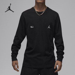 
Nike/Nike genuine JORDAN men's classic knitted daily simple long-sleeved T-shirt FZ1935-010
