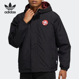 
Adidas/Adidas authentic season new style Clover men's double-sided cotton jacket HD0330