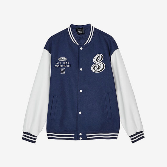
Skechers/Skechers genuine new men's and women's fashionable and comfortable sports baseball jackets