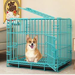 Dog Cage for Small Dogs, Teddy, Medium-Sized Dogs, Indoor Home Use with Separate Toilet, Foldable Cat Cage, Rabbit Cage, Pigeon Cage, Chicken Cage