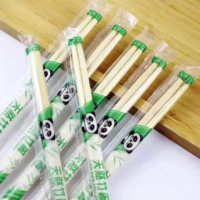 Bamboo chopsticks food grade fast food sanitary bowls and chopsticks home hotel convenience special cheap commercial fast