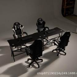 E-Sports Chair, Competitive Internet Cafe Gaming Chair, Computer Chair, Gaming Chair, Suitable for Long Sitting, Not Tiring, Can Recline, with Accessories