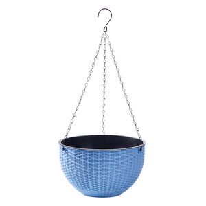Dynamic hanging orchid pot hanging plastic scratch ribbon hanging basket lazy water absorption wall green dill Changchun vine hanging ball thickened